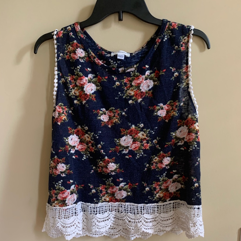 Floral Sleeveless Top